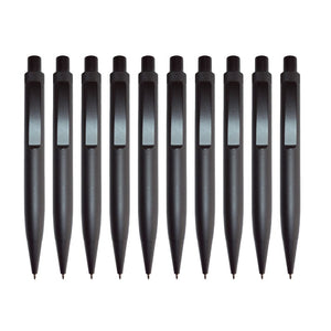 10er Pack matt-schwarze Kugelschreiber