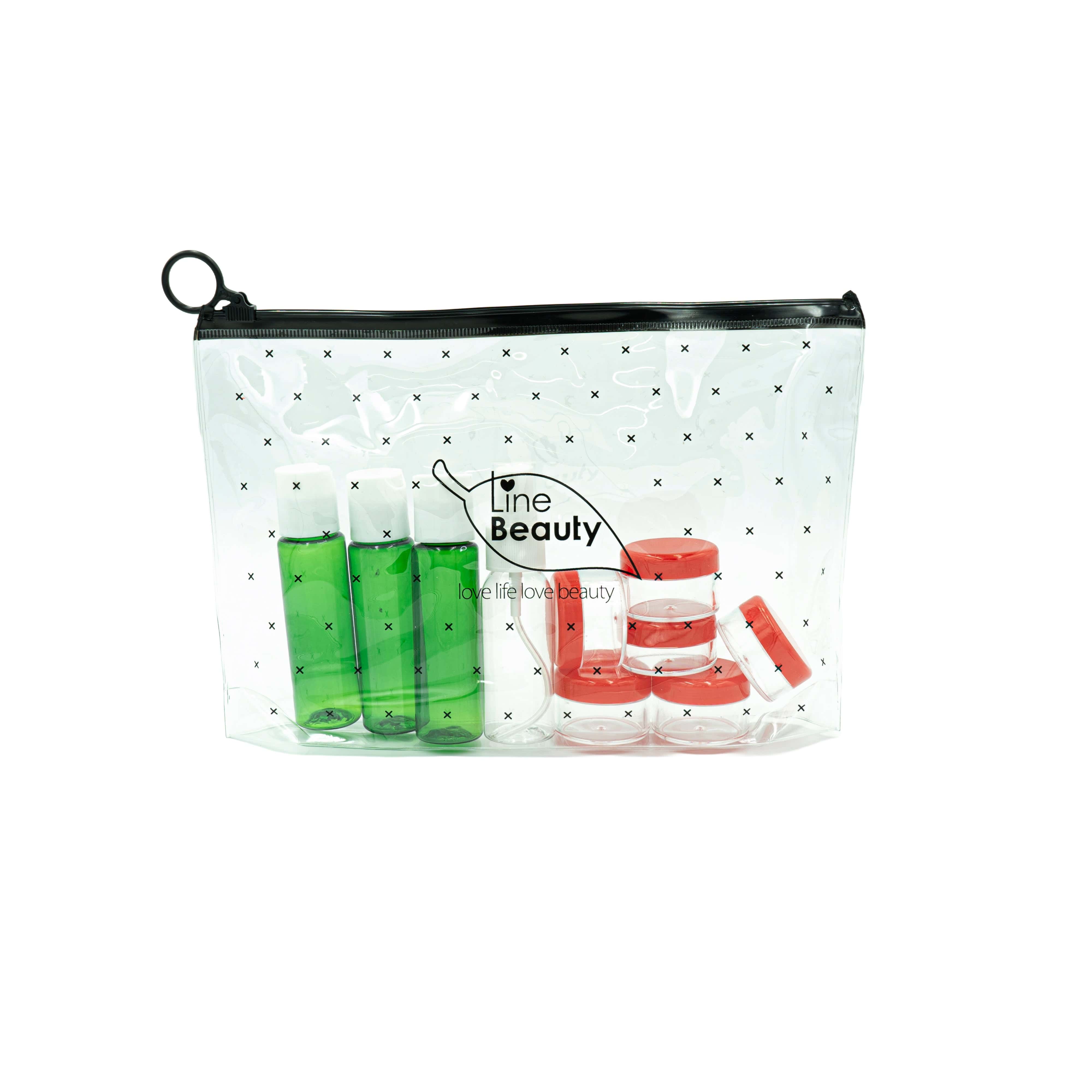 Reiseflaschen-Set 200ml – 7-teilig, Auslaufsicher Für Shampoo, Duschge – novistore