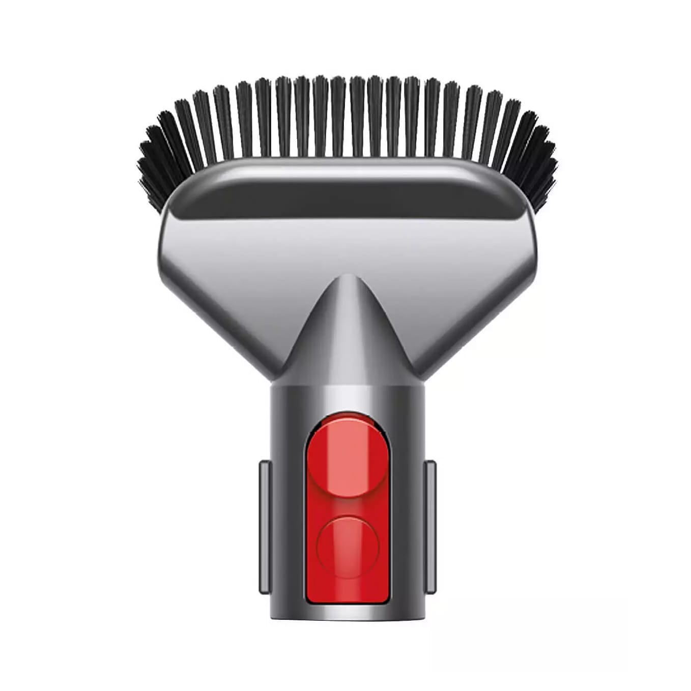 Graue Hartbürste mit schwarzen Borsten für Dyson-Staubsauger