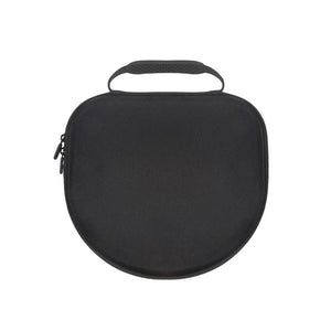 Schwarze Reisetasche für Kopfhörer geschlossen