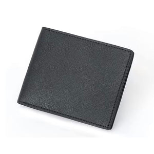 Schwarze Leder Geldbörse