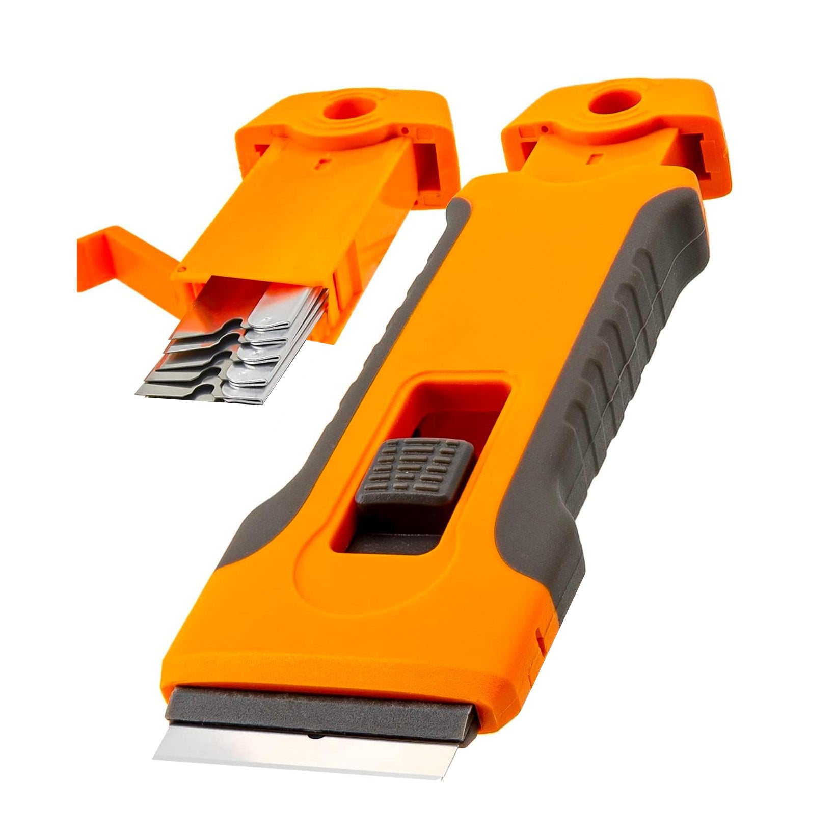 Glasschaber mit 5 Ersatzklingen