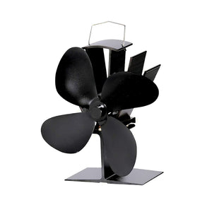 Schwarzer Ofenventilator