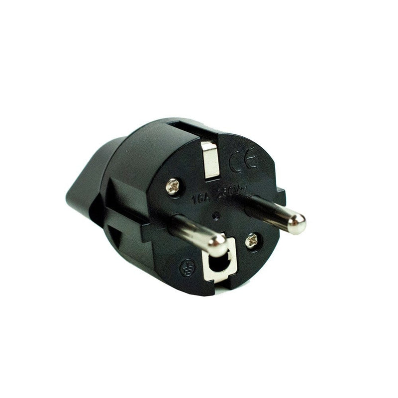Steckdosenadapter Schuko auf Schweizer Stecker Typ 13