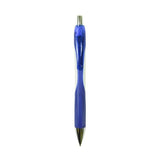 Eleganter, blau-weisser Kugelschreiber mit silbernen Details