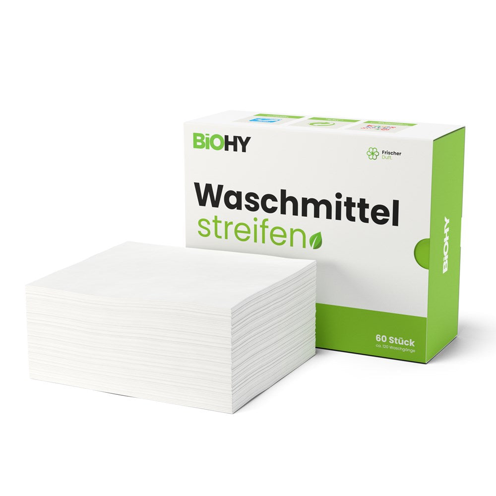 BiOHY Waschmittelstreifen (60 Stück) - novistore.ch