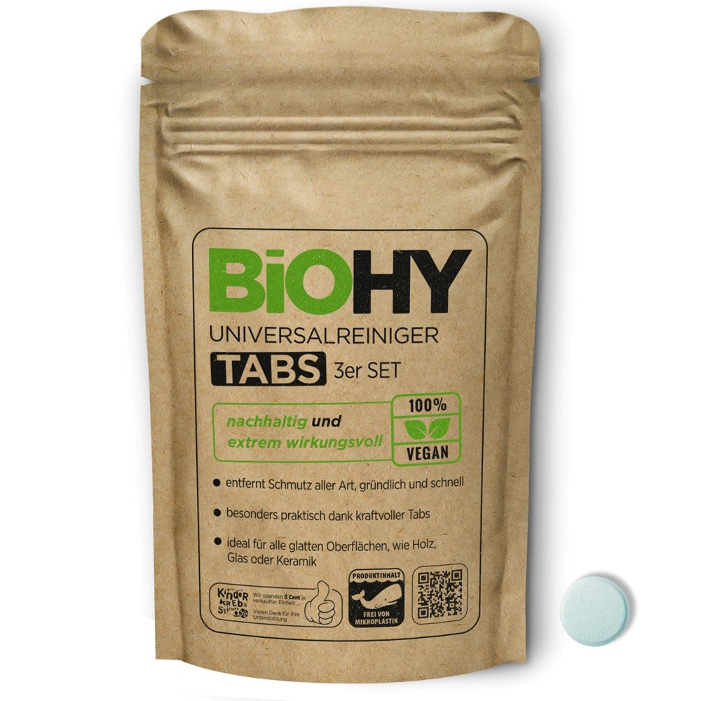 BIOHY Universalreiniger Tabs - 3 Tabs - novistore.ch