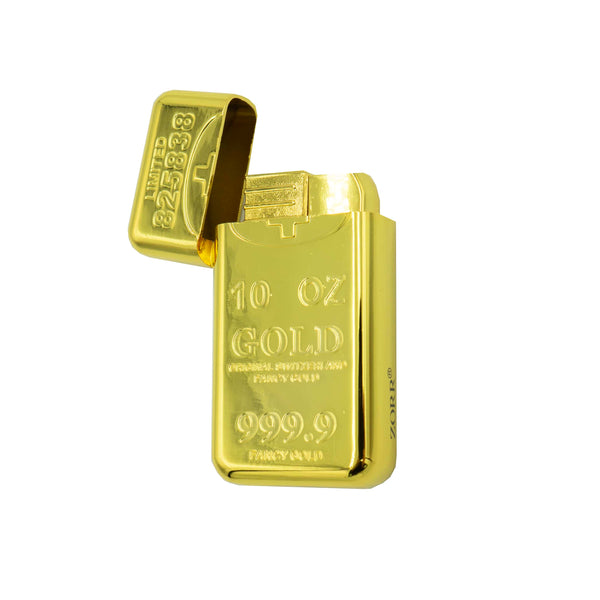 Gold Bar Feuerzeug in Goldbarren-Form