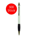 Stylo-bille Tecno avec zone de préhension caoutchoutée