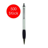 Stylo-bille Tecno avec zone de préhension caoutchoutée