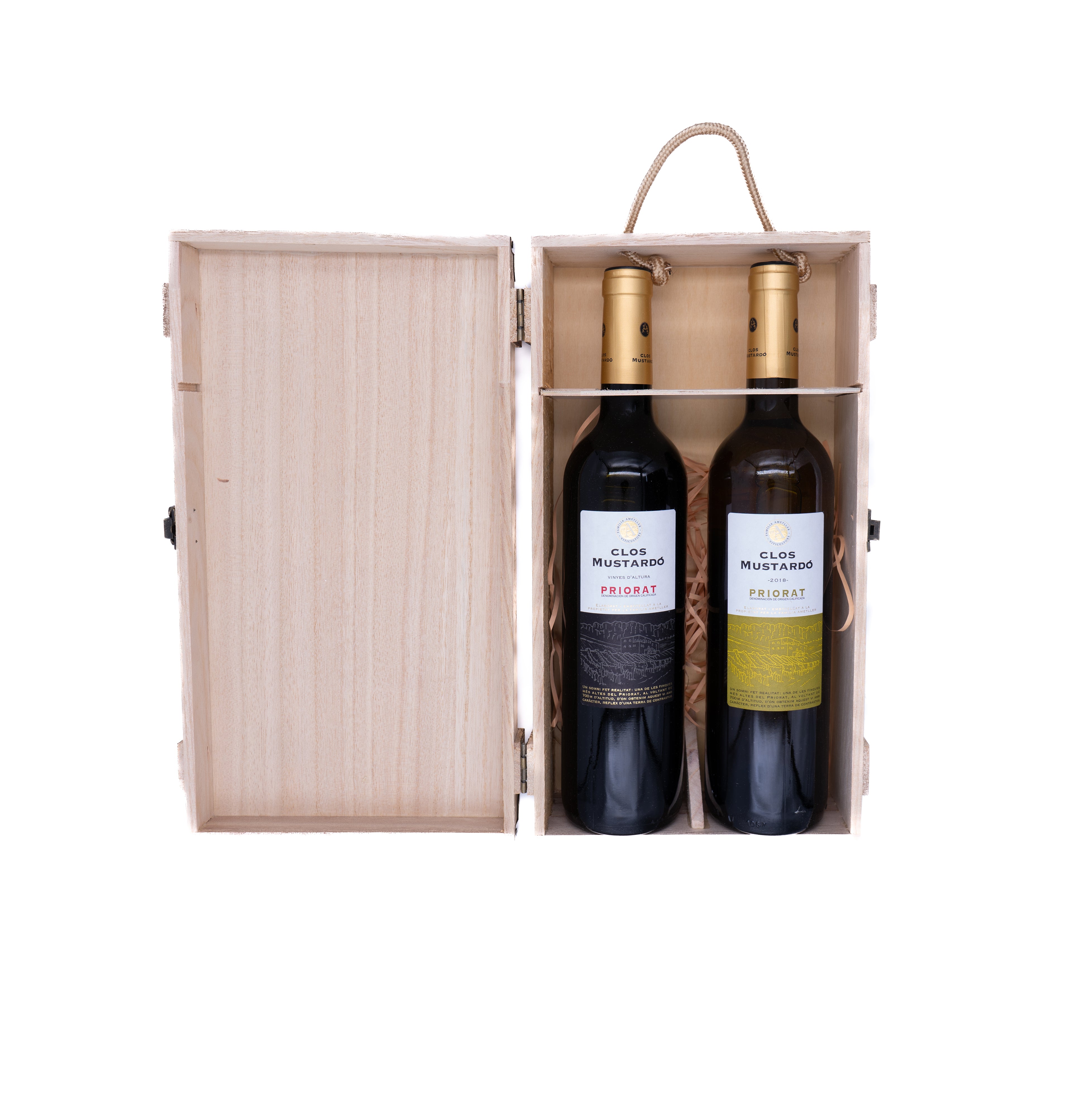 Geschenkkiste Weinkiste aus Echtholz - Leer - novistore.ch