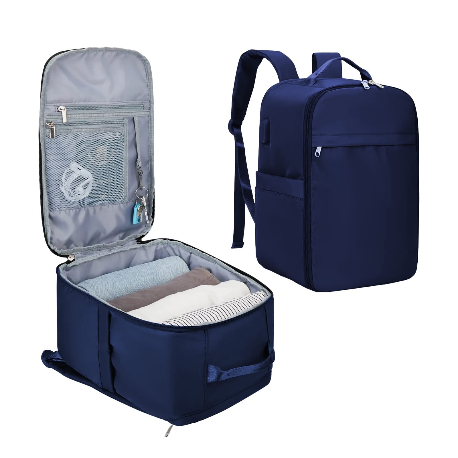 Reiserucksack Handgepäck – 45x36x20 cm & Laptopfach – novistore