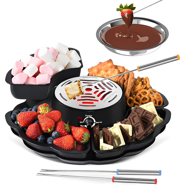2-in-1 S'mores-Maker Marshmallow-Röster und Schokoladenfondue