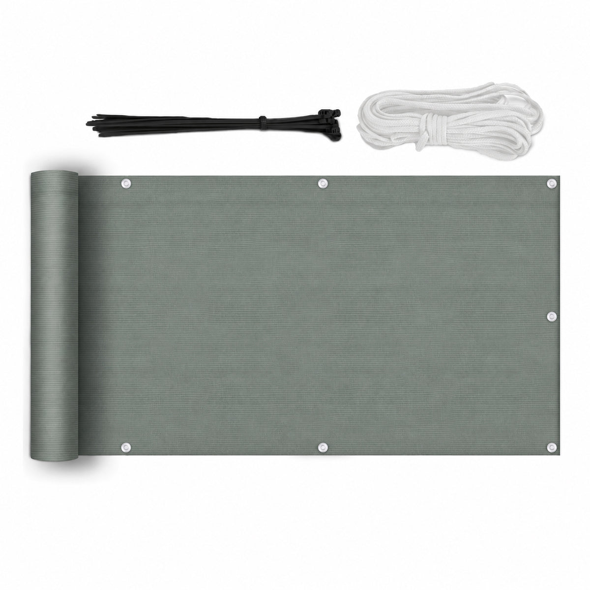 Brise-vue pour balcon – 90 cm x 6 m, pour balcon, terrasse et clôture