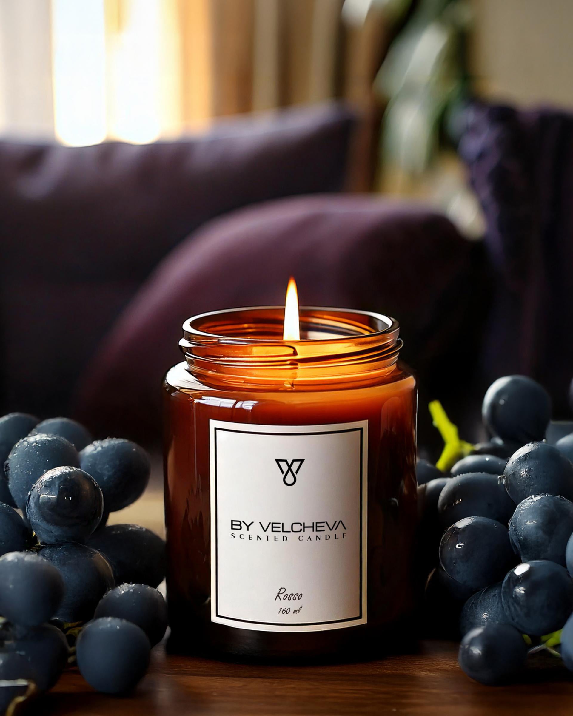 BY VELCHEVA Duftkerze - Rosso