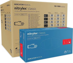 Mercator Nitrylex Classic Handschuhe Blue 100 Stk./Box - novistore.ch